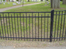 Cemetery Fence After Repair